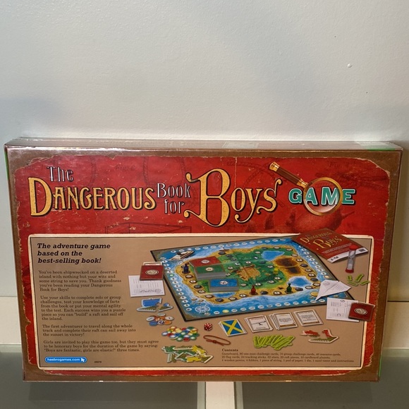 Parker Brothers The Dangerous Book for Boys Game-New in Box w/Wrap! - Picture 5 of 9